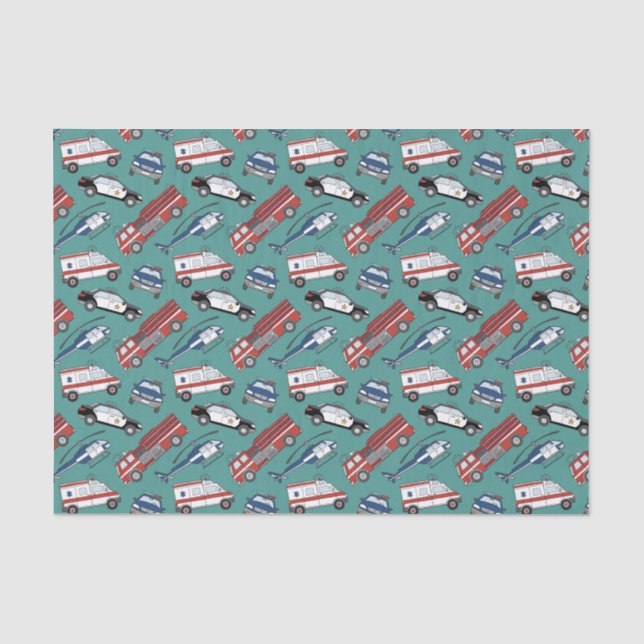 Papier Mousseline Première réponse de découpage Urgence Médicale (Recto)