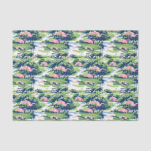 Papier Mousseline Preppy Palm Beach Golf