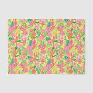 Papier Mousseline Preppy Palm Beach Imprimer Joli Orangutans