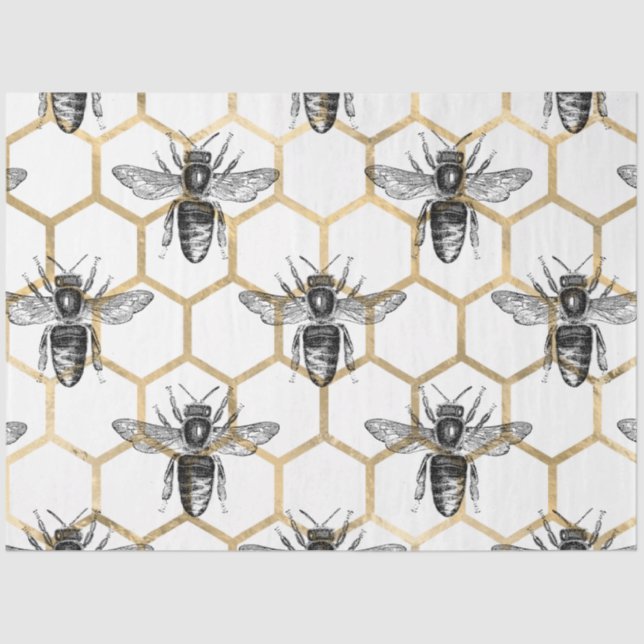 Papier Mousseline Princess Bee Series Design 40 (Recto)