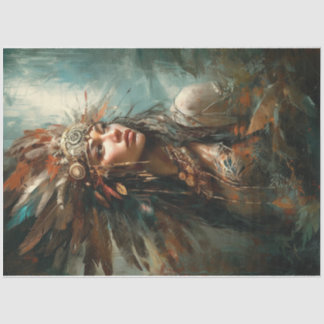 Papier Mousseline Princesse indienne Maiden