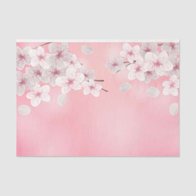 Papier Mousseline Printemps Floral Design Series 1 (Recto)