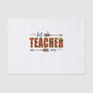 Papier Mousseline Professeur Art Meilleur enseignant Evers