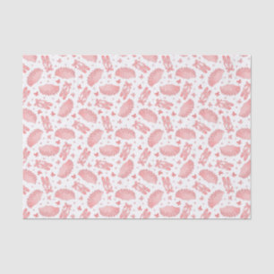 Papier Mousseline Profil sous convention astérisque rose de ballet