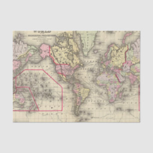 Papier Mousseline Proj 2 de Mercator du monde
