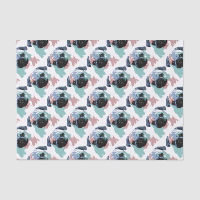 Papier Mousseline Pugly (Recto)
