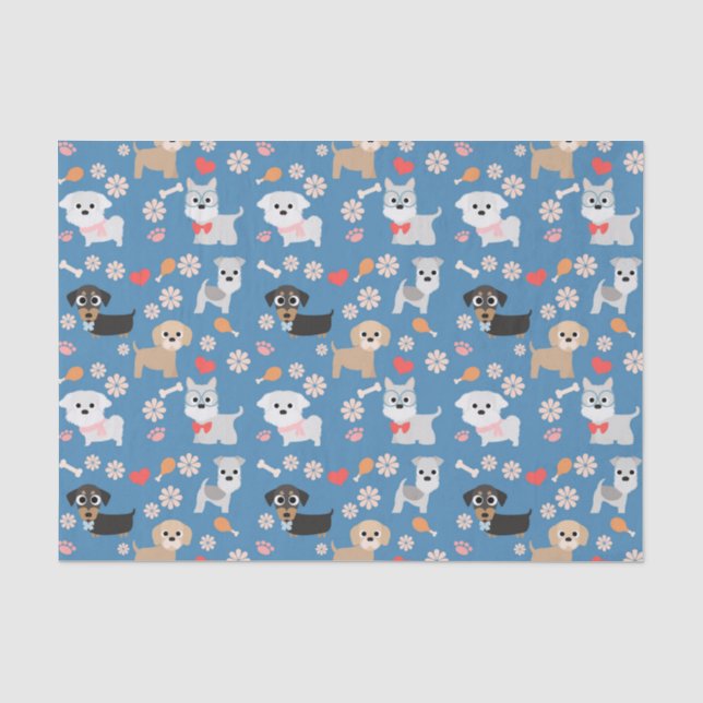 Papier Mousseline Puppies adorables (Recto)