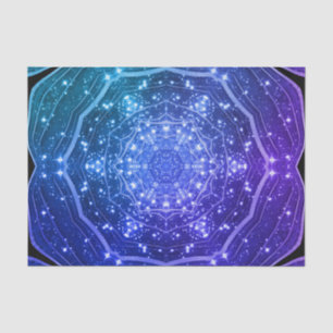 Papier Mousseline Purple Ombre Galaxy Geode Ciel nocturne