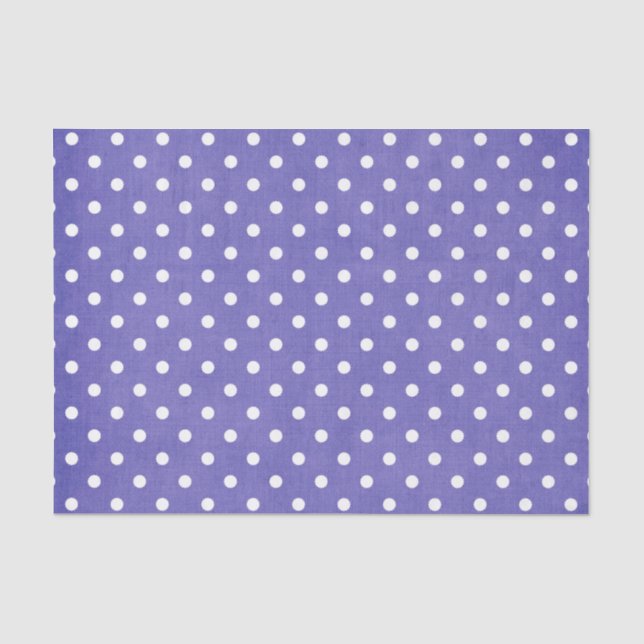 PAPIER MOUSSELINE PURPLE & POIS BLANCS (Recto)