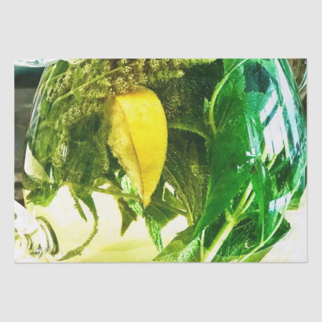 Papier Mousseline Quand la vie vous donne des citrons (Recto)