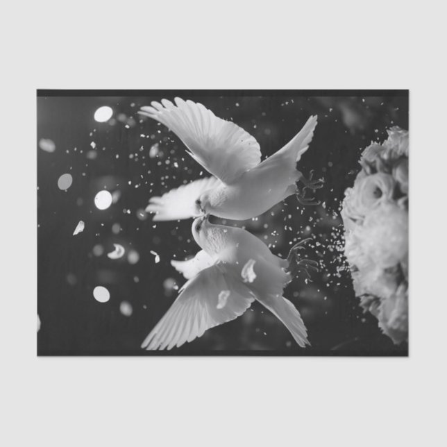 Papier Mousseline Quand les colombes volent9 (Recto)