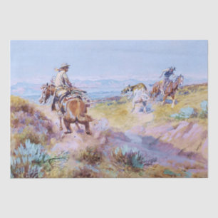 Papier Mousseline "Quand les vaches étaient sauvages" par Charles M