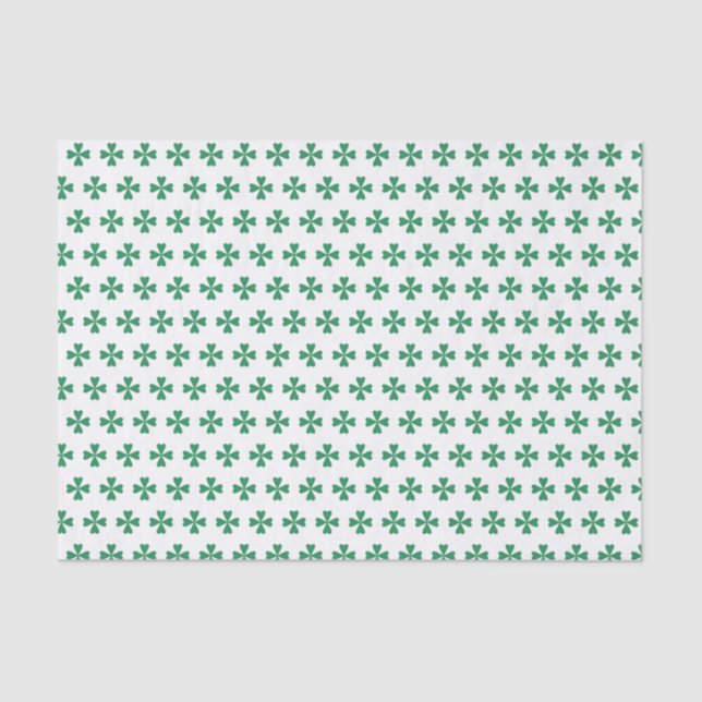 Papier Mousseline Quatre feuilles de citron vert (Recto)