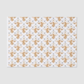 Papier Mousseline Queen Bee avec Motif diamant en silhouette couronn