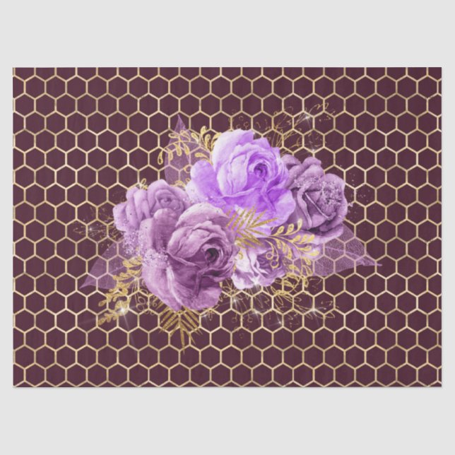 Papier Mousseline Queen Bee Series Design 28 (Recto)