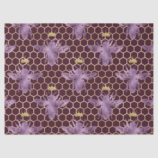 Papier Mousseline Queen Bee Series Design 35 (Recto)