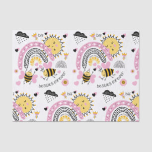 Papier Mousseline Queen Bees Best Friends Forever Cute