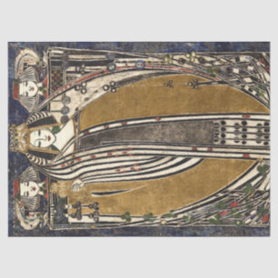 Papier Mousseline Queen of Clubs par Margaret Macdonald Mackintosh