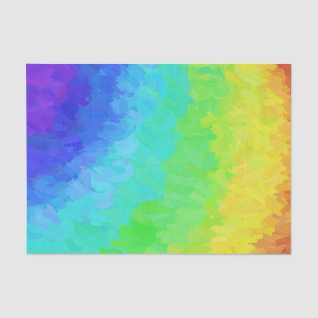 Papier Mousseline Rainbow Icy (Recto)