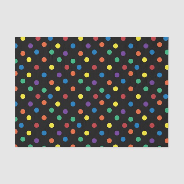 Papier Mousseline Rainbow Pride Valentine Tissue Paper (Recto)