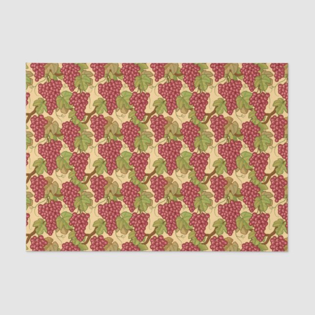 Papier Mousseline Raisins (Recto)