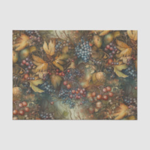 Papier Mousseline Raisins d'automne
