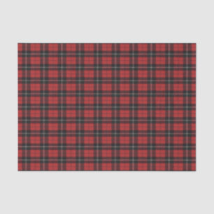 Papier Mousseline Ramsey Red Modern Original Tartan écossais