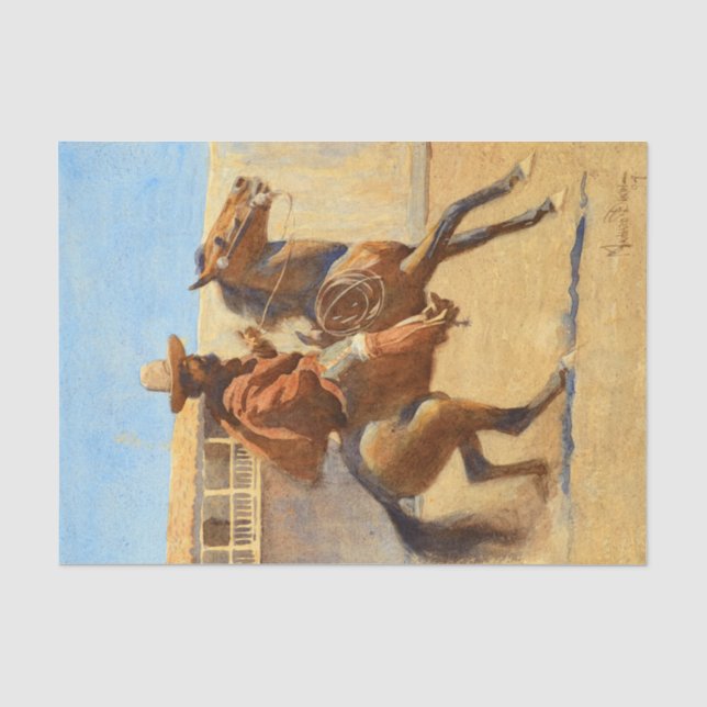 Papier Mousseline Ranchero de la vieille Californie par Maynard Dixo (Recto)