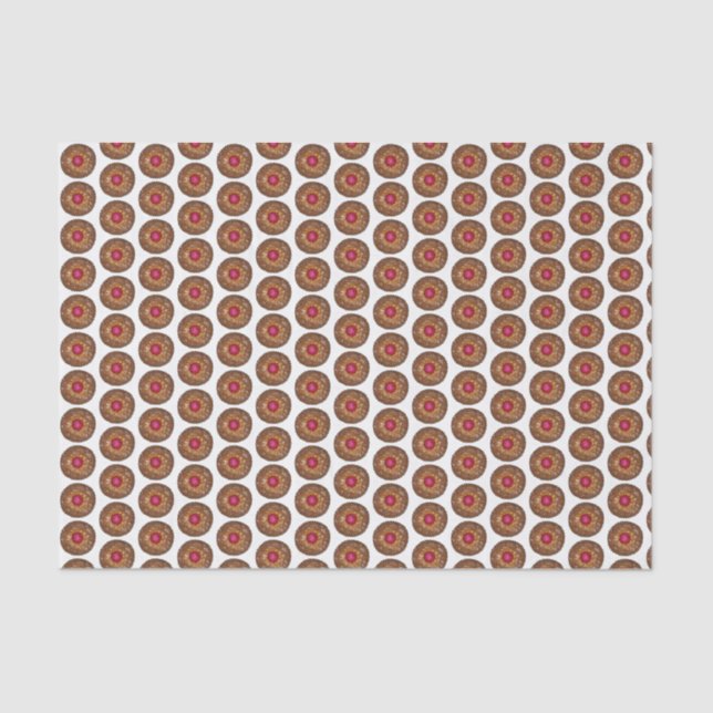 Papier Mousseline Raspberry Linzer Torte Noël Cookie Holiday (Recto)