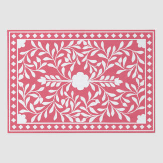 Papier Mousseline Raspberry Traditional Bone Inlay Decoupage Paper