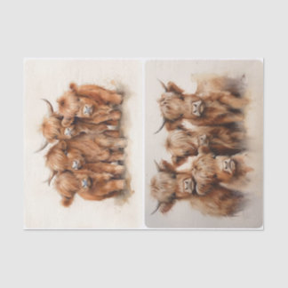 Papier Mousseline Rassemblement des Highlands