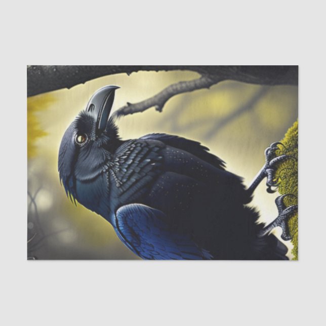 Papier Mousseline Raven rustique - Natures Guardian (Recto)
