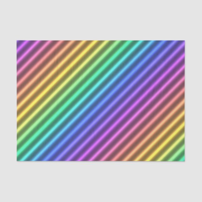 Papier Mousseline rayure nostalgique d'arcade :  (Recto)
