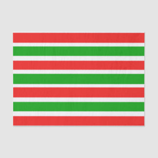 Papier Mousseline Rayures de Noël d'amusement