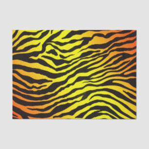 Papier Mousseline Rayures de tigre