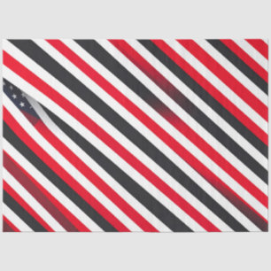Papier Mousseline Rayures en Mouvement
