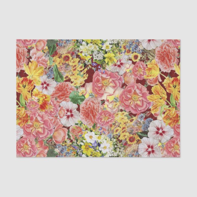 Papier Mousseline Réception en plein air de Rose Parade (Recto)