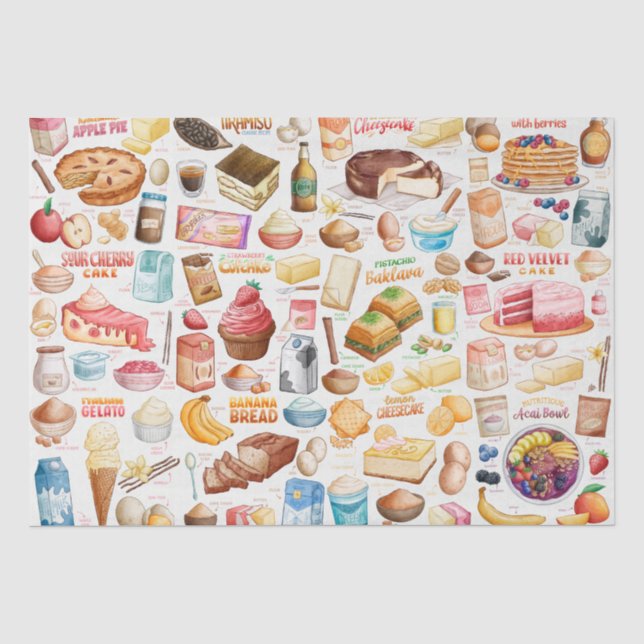 Papier Mousseline Recettes (Recto)