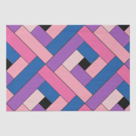 Papier Mousseline Rectangle Motif (ver1) avec détails personnalisés