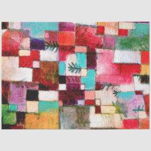 Papier Mousseline Red Green et Violet, Paul Klee