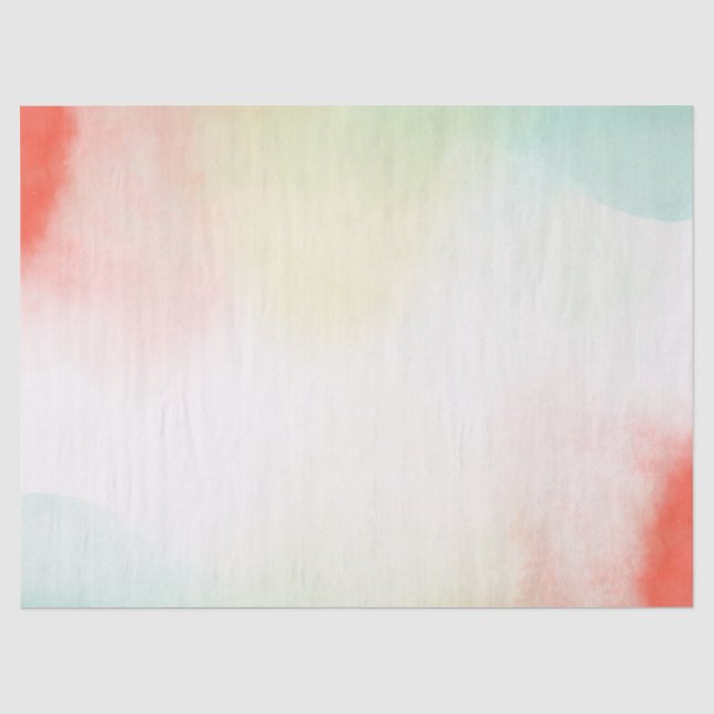 Papier Mousseline Red Yellow Blush Tie (Recto)