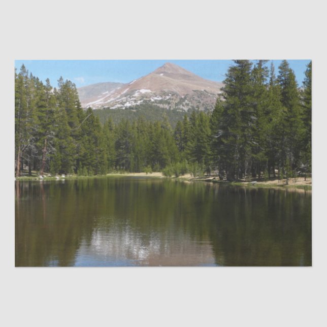 Papier Mousseline Réflexion du lac Yosemite (Recto)