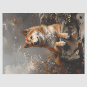 Papier Mousseline Regal Shiba Inu Découpage