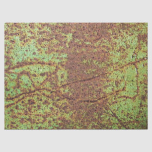 Papier Mousseline Regard vert rouillé