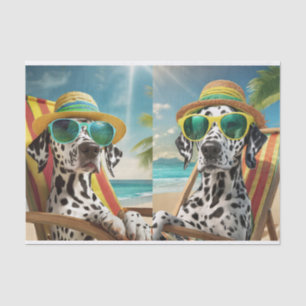 Papier Mousseline Reggie Bahama & Matilda Mama, Dalmatie sur Vaca