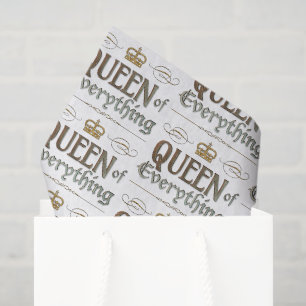 Papier Mousseline REINE DE TOUT - Élégante Couronne royale riche