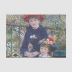 Papier Mousseline Renoir Deux Sœurs Terrasse Impressionnisme Françai