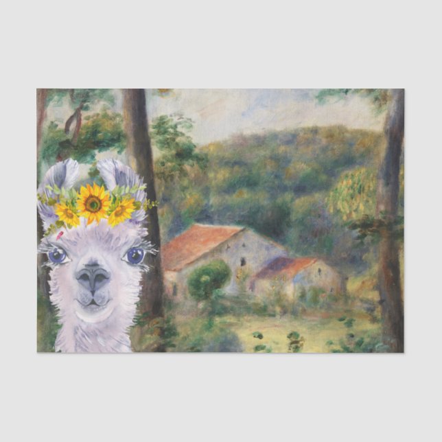 Papier Mousseline Renoir Environs de Briey et Fancy (Recto)