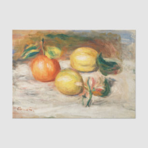 Papier Mousseline Renoir Fruit Still Life Fleur Lemon Découpage