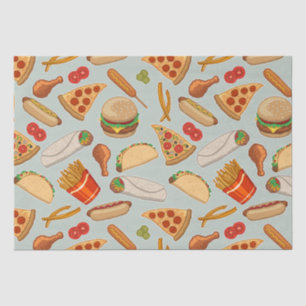 Papier Mousseline Restauration rapide Aliments en boîte Pizza Burger